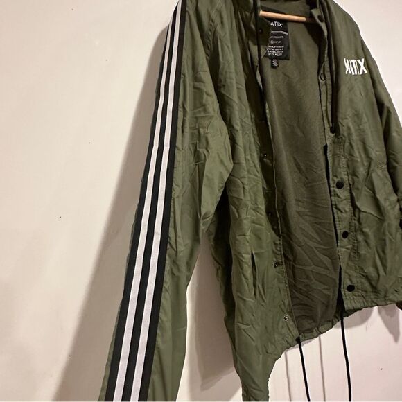 Matix Los Angeles Compton Surf Club Green Windbreaker Size Small - Picture 4 of 5